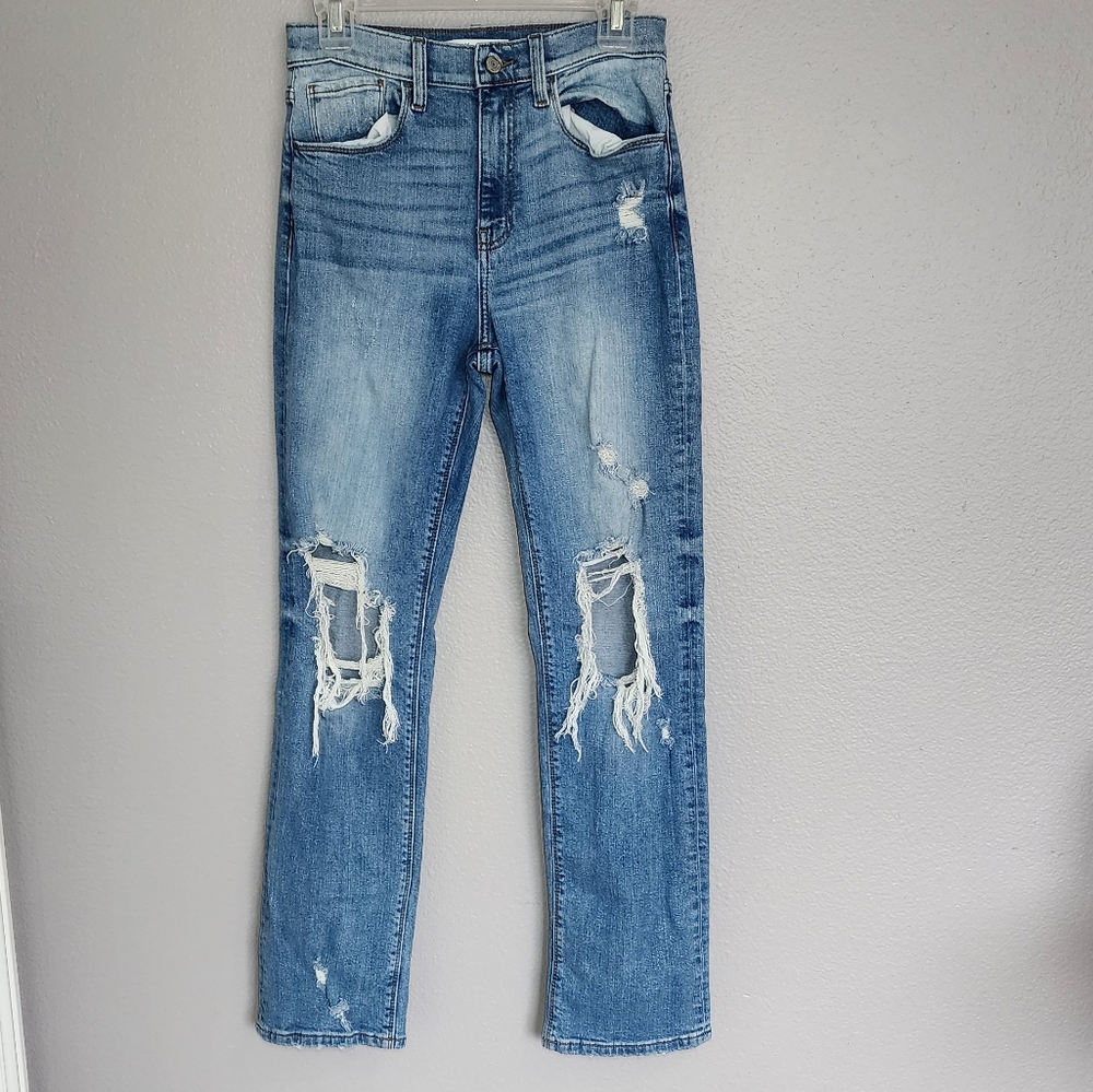 WILLOW &  ROOT  THE RISE UP RIPPED  JEANS/ SIZE 27